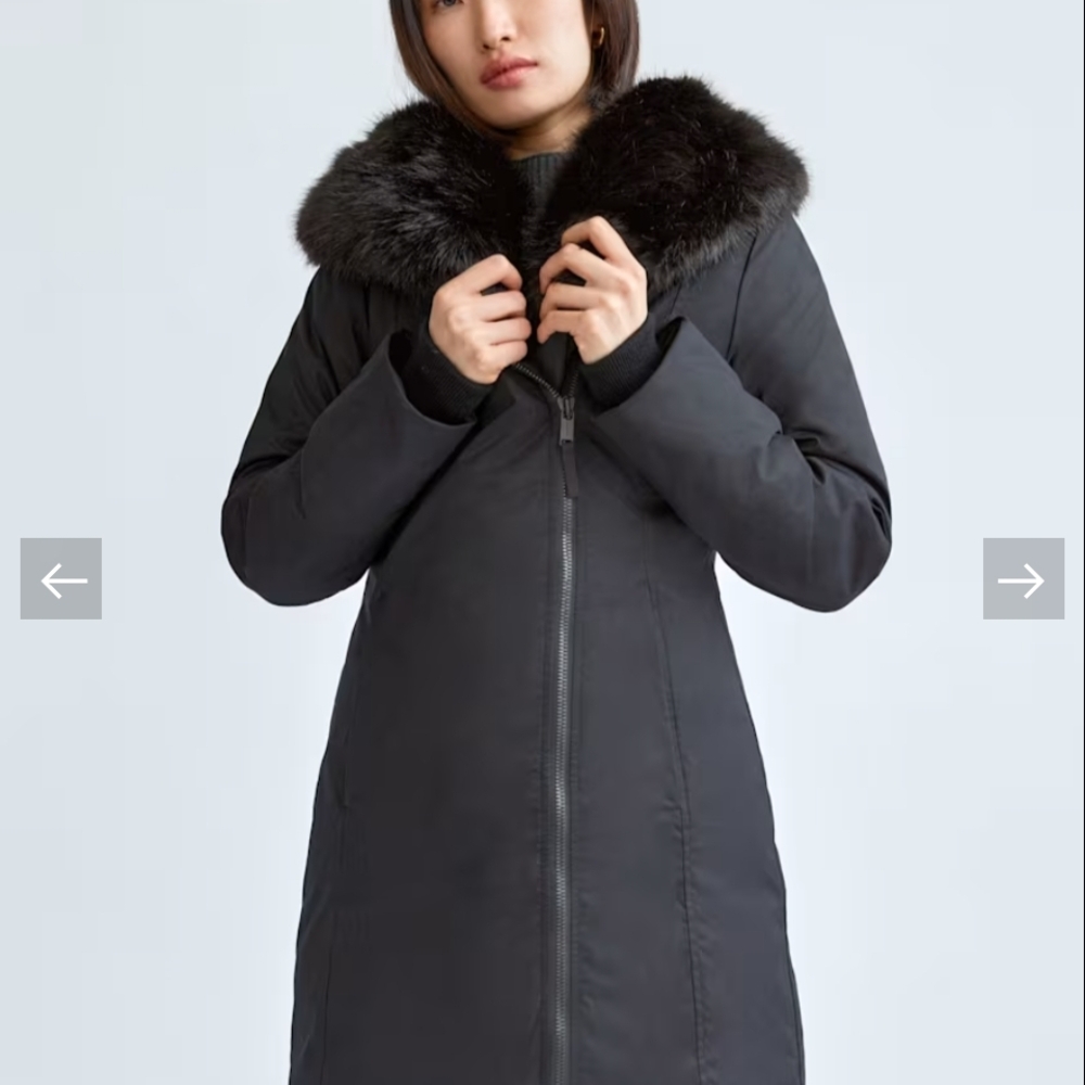 Babaton St. Moritz Black Parka